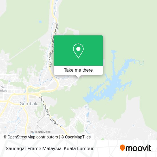 Saudagar Frame Malaysia map