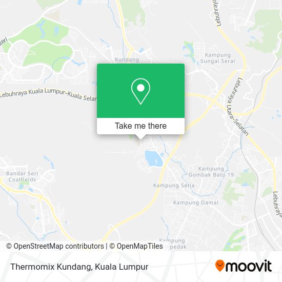 Thermomix Kundang map