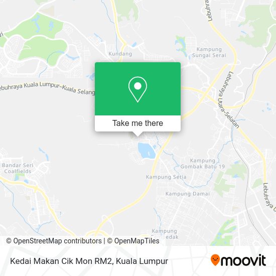 Kedai Makan Cik Mon RM2 map