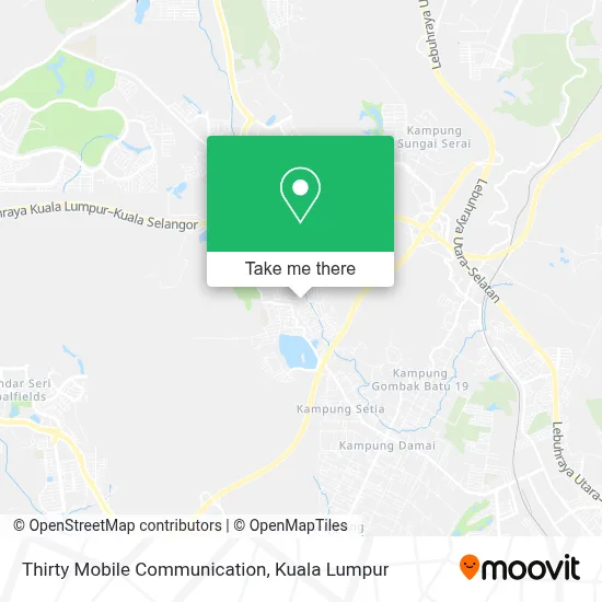 Thirty Mobile Communication map