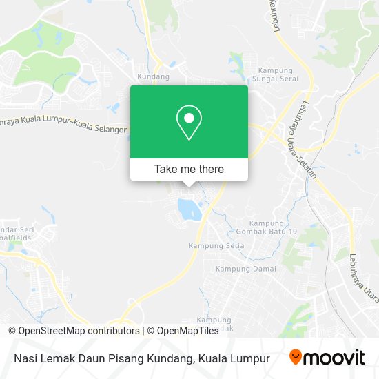 Nasi Lemak Daun Pisang Kundang map