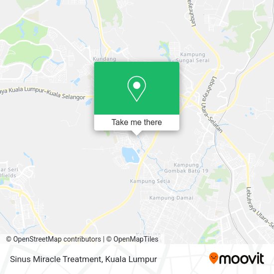 Sinus Miracle Treatment map