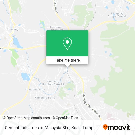 Cement Industries of Malaysia Bhd map