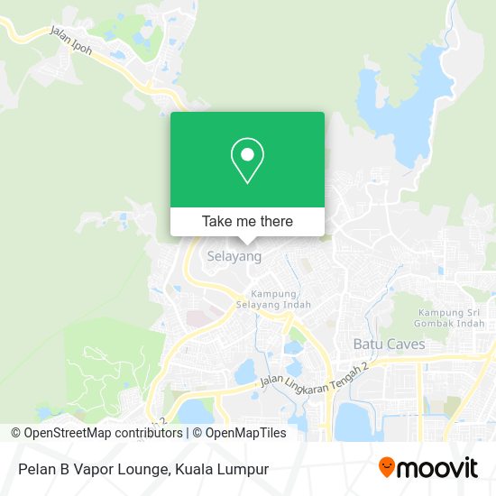 Pelan B Vapor Lounge map