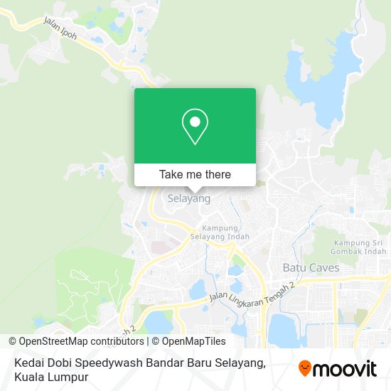 Peta Kedai Dobi Speedywash Bandar Baru Selayang