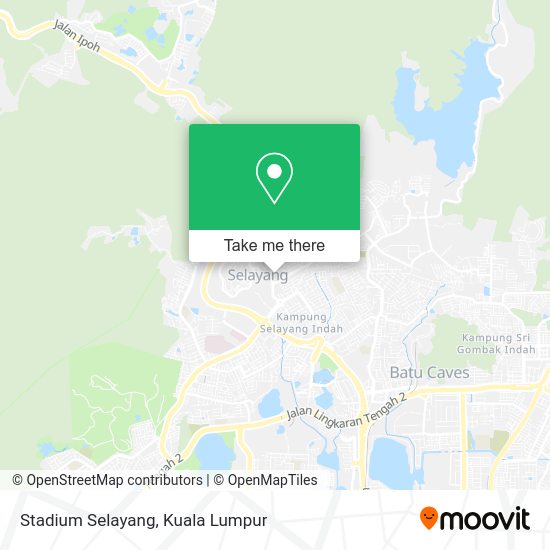 Stadium Selayang map