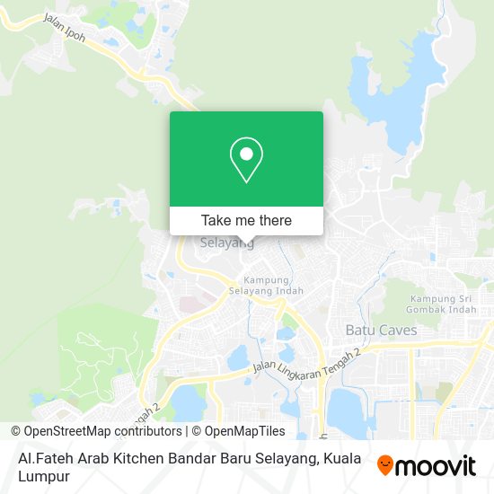 Al.Fateh Arab Kitchen Bandar Baru Selayang map
