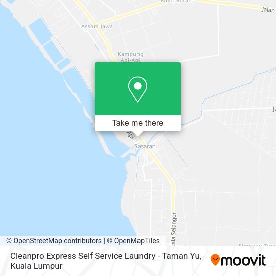 Cleanpro Express Self Service Laundry - Taman Yu map