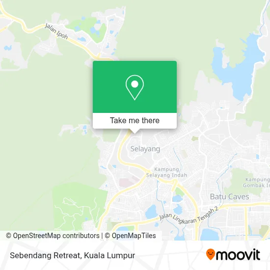 Sebendang Retreat map