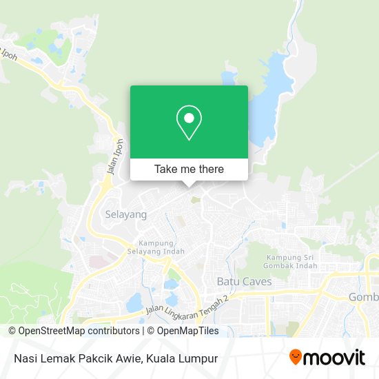 Nasi Lemak Pakcik Awie map