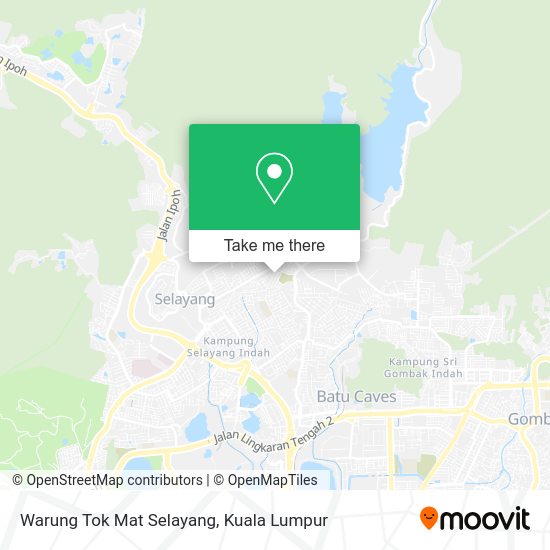 Warung Tok Mat Selayang map