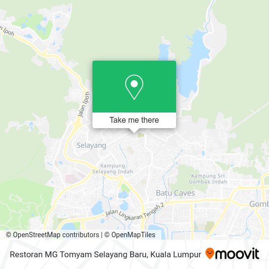 Restoran MG Tomyam Selayang Baru map
