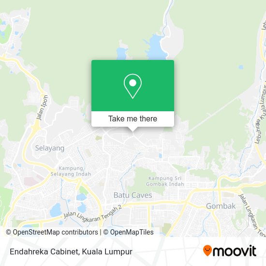 Endahreka Cabinet map