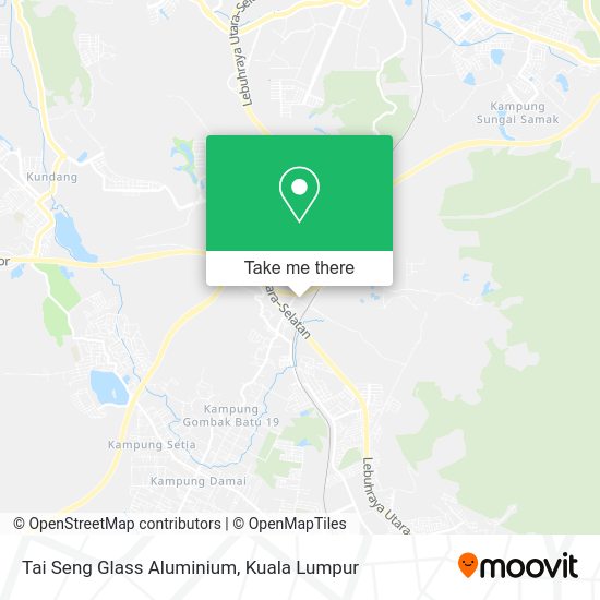 Tai Seng Glass Aluminium map