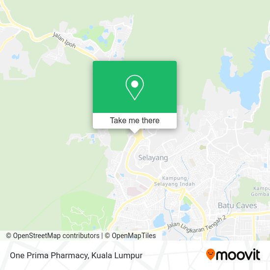 One Prima Pharmacy map
