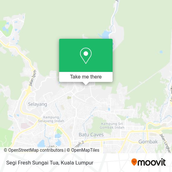 Segi Fresh Sungai Tua map