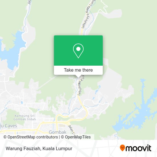 Peta Warung Fauziah