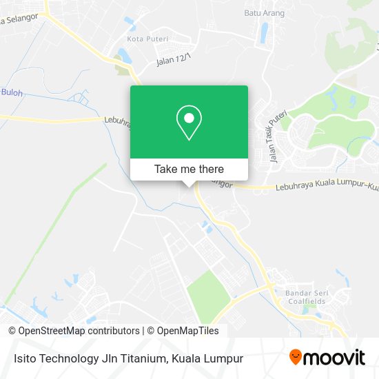 Isito Technology Jln Titanium map