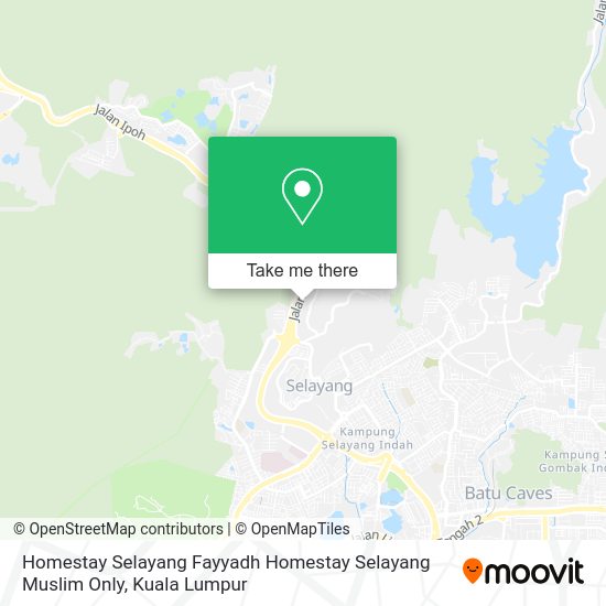 Homestay Selayang Fayyadh Homestay Selayang Muslim Only map