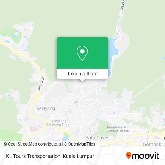 KL Tours Transportation map