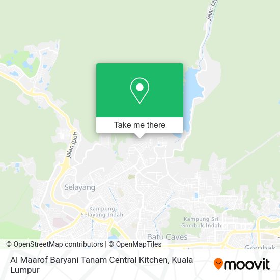 Al Maarof Baryani Tanam Central Kitchen map