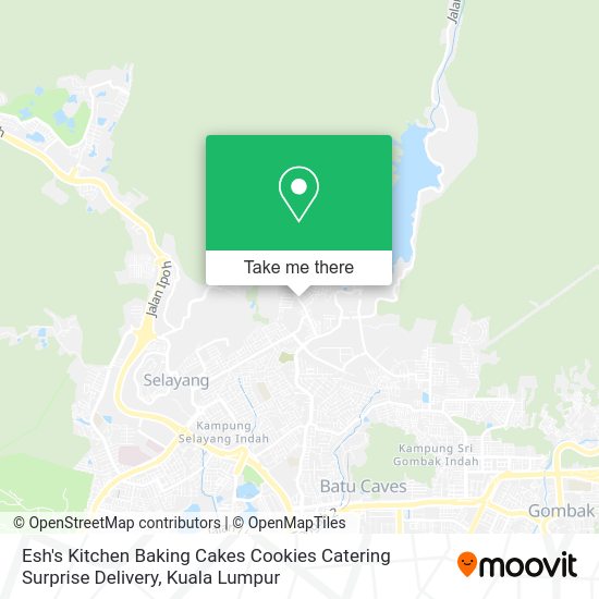 Esh's Kitchen Baking Cakes Cookies Catering Surprise Delivery map