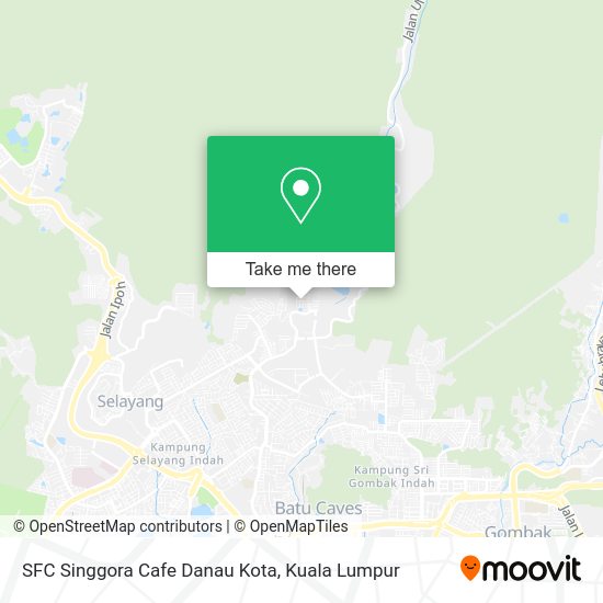 SFC Singgora Cafe Danau Kota map
