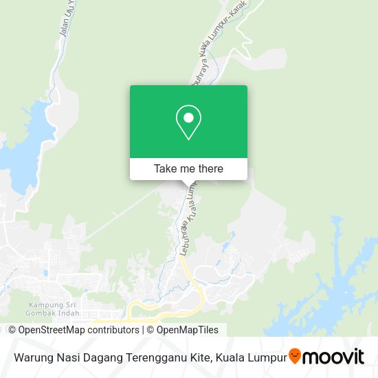 Peta Warung Nasi Dagang Terengganu Kite