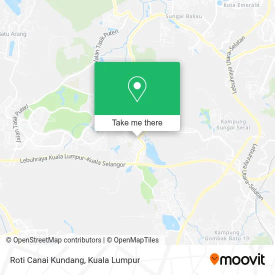 Roti Canai Kundang map