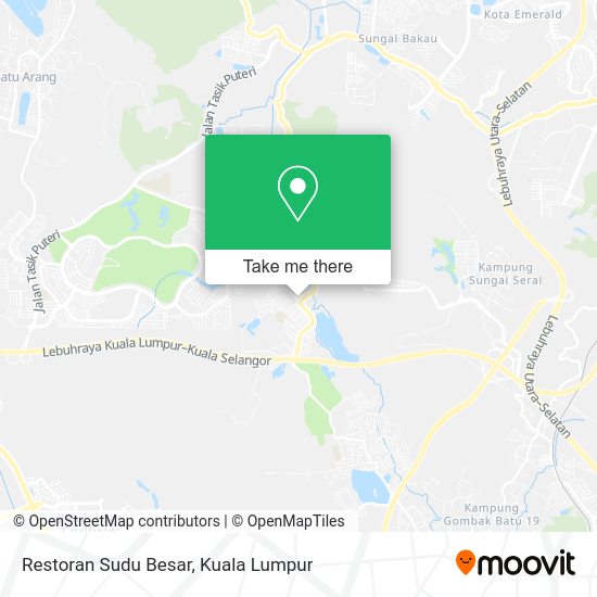 Restoran Sudu Besar map
