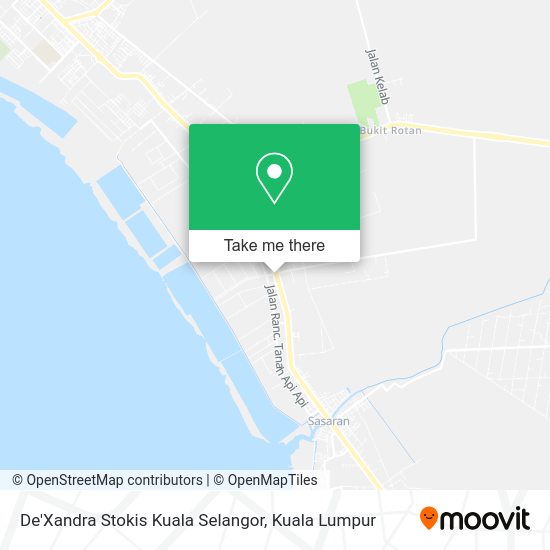 De'Xandra Stokis Kuala Selangor map