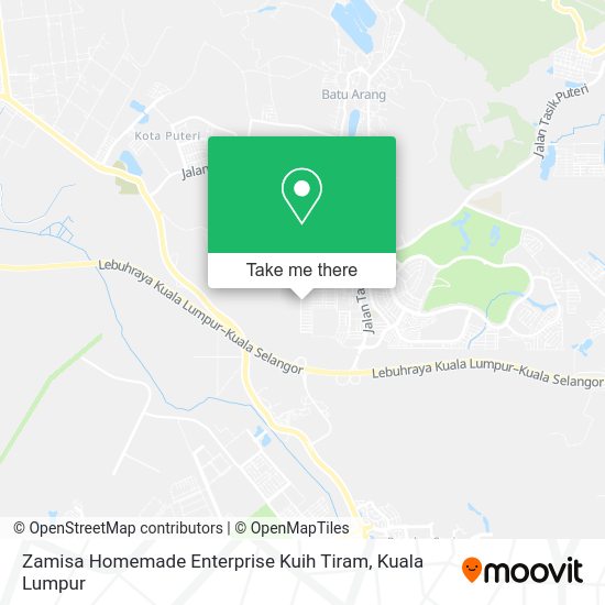 Peta Zamisa Homemade Enterprise Kuih Tiram