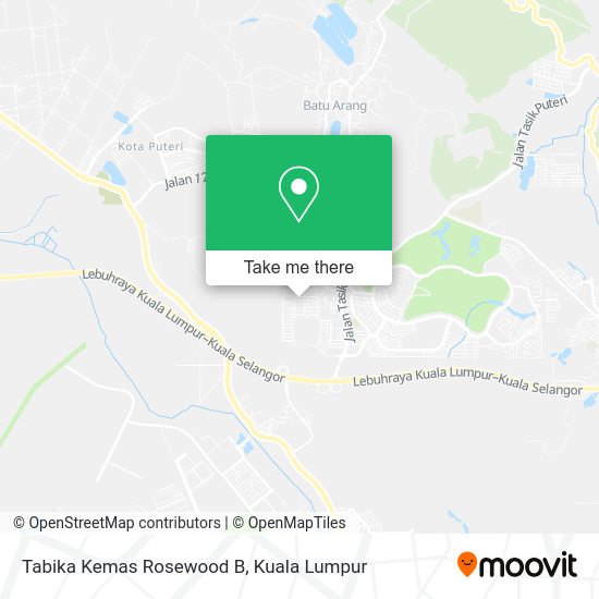 Tabika Kemas Rosewood B map