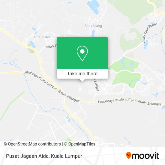 Pusat Jagaan Aida map