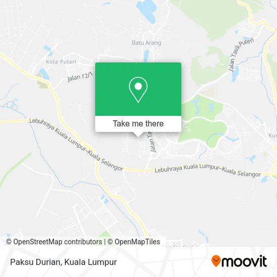 Paksu Durian map