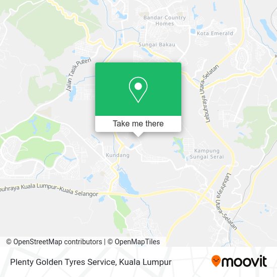 Plenty Golden Tyres Service map