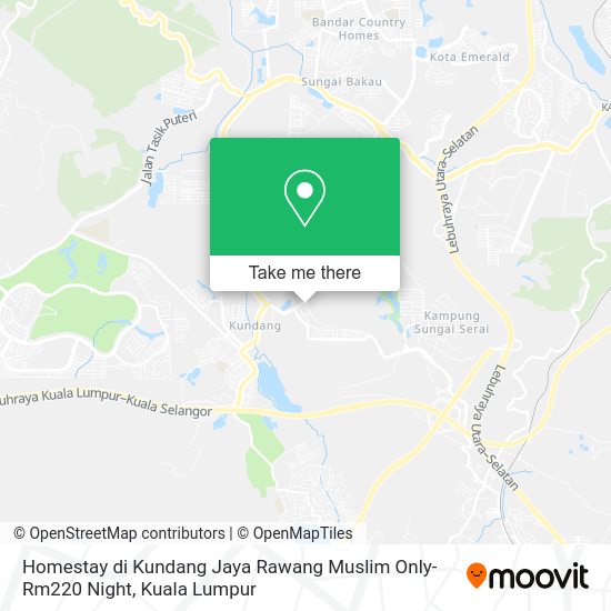 Homestay di Kundang Jaya Rawang Muslim Only-Rm220 Night map