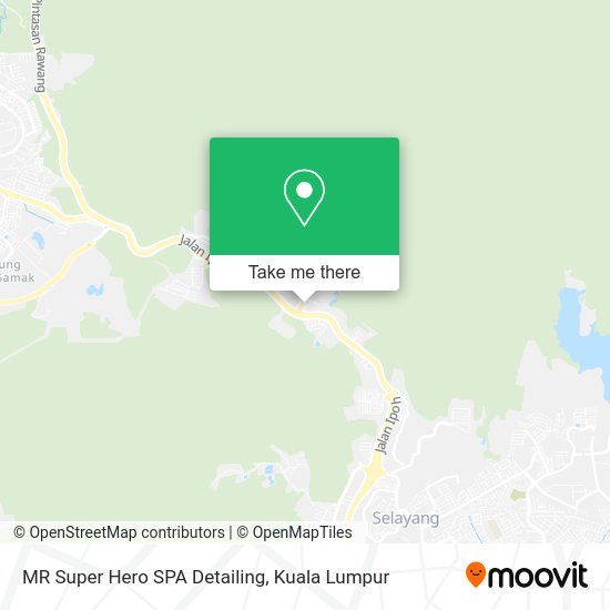 MR Super Hero SPA Detailing map