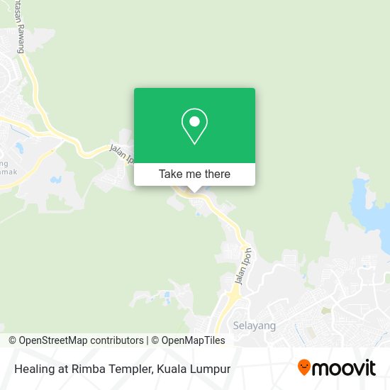 Healing at Rimba Templer map