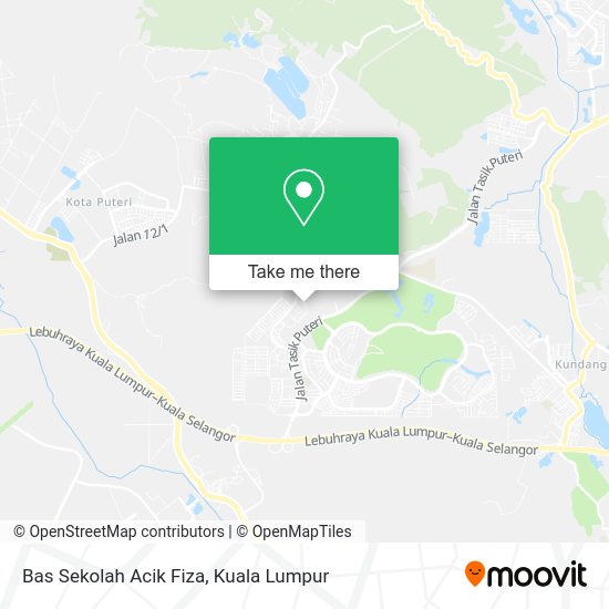 Bas Sekolah Acik Fiza map