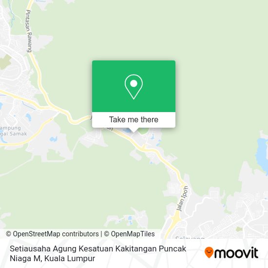 Peta Setiausaha Agung Kesatuan Kakitangan Puncak Niaga M