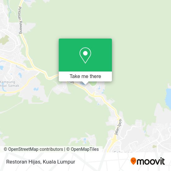 Peta Restoran Hijas