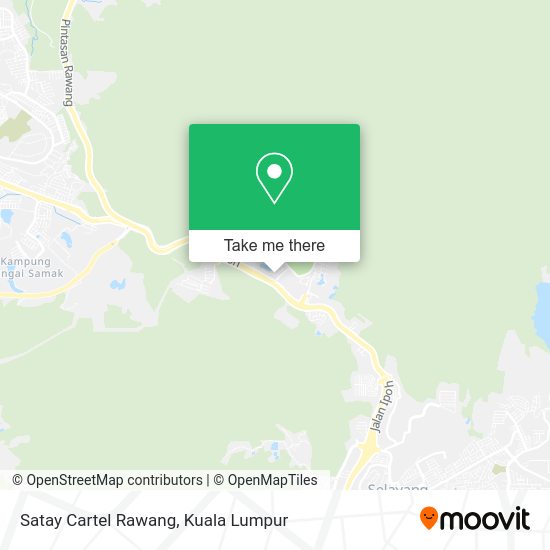 Satay Cartel Rawang map