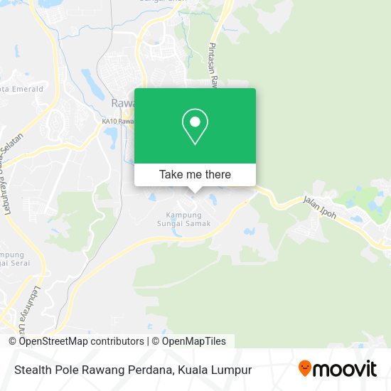 Stealth Pole Rawang Perdana map