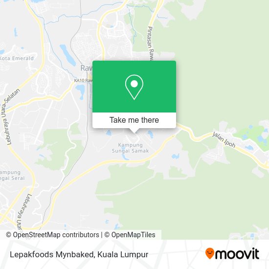 Lepakfoods Mynbaked map