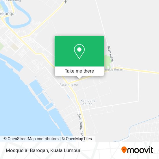 Mosque al Baroqah map