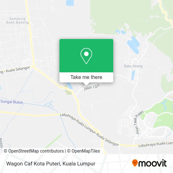 Wagon Caf Kota Puteri map