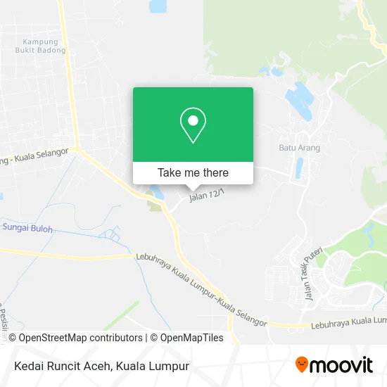 Peta Kedai Runcit Aceh