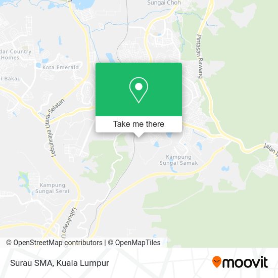 Surau SMA map