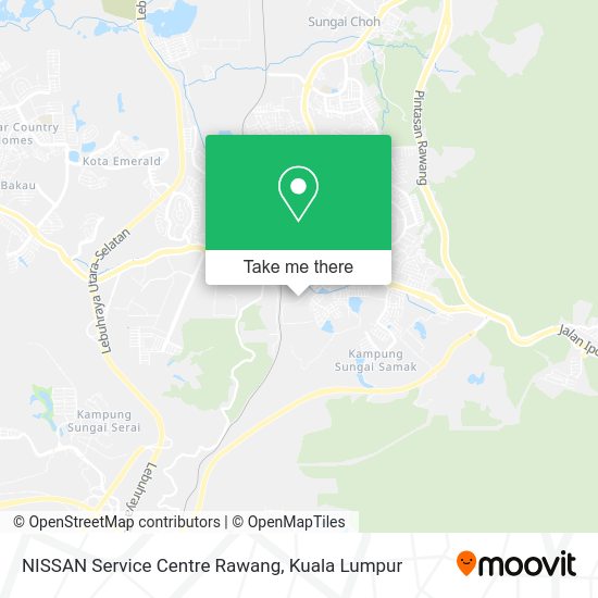Peta NISSAN Service Centre Rawang